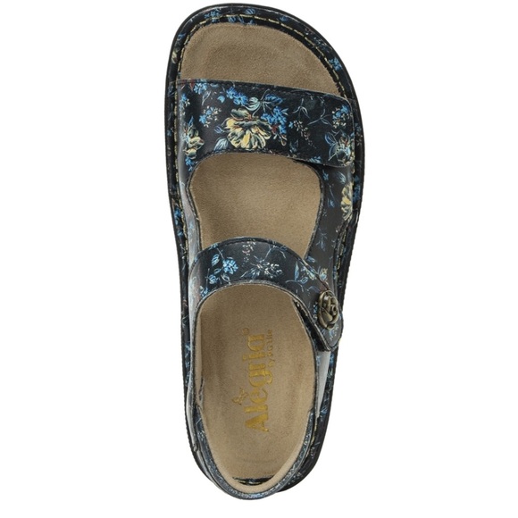 Alegria Beckie Passionate sandals leather back strap patterned size EU 38/ US 8 - Picture 2 of 12